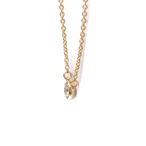 TIFFANY 18k Gold Diamond Necklace